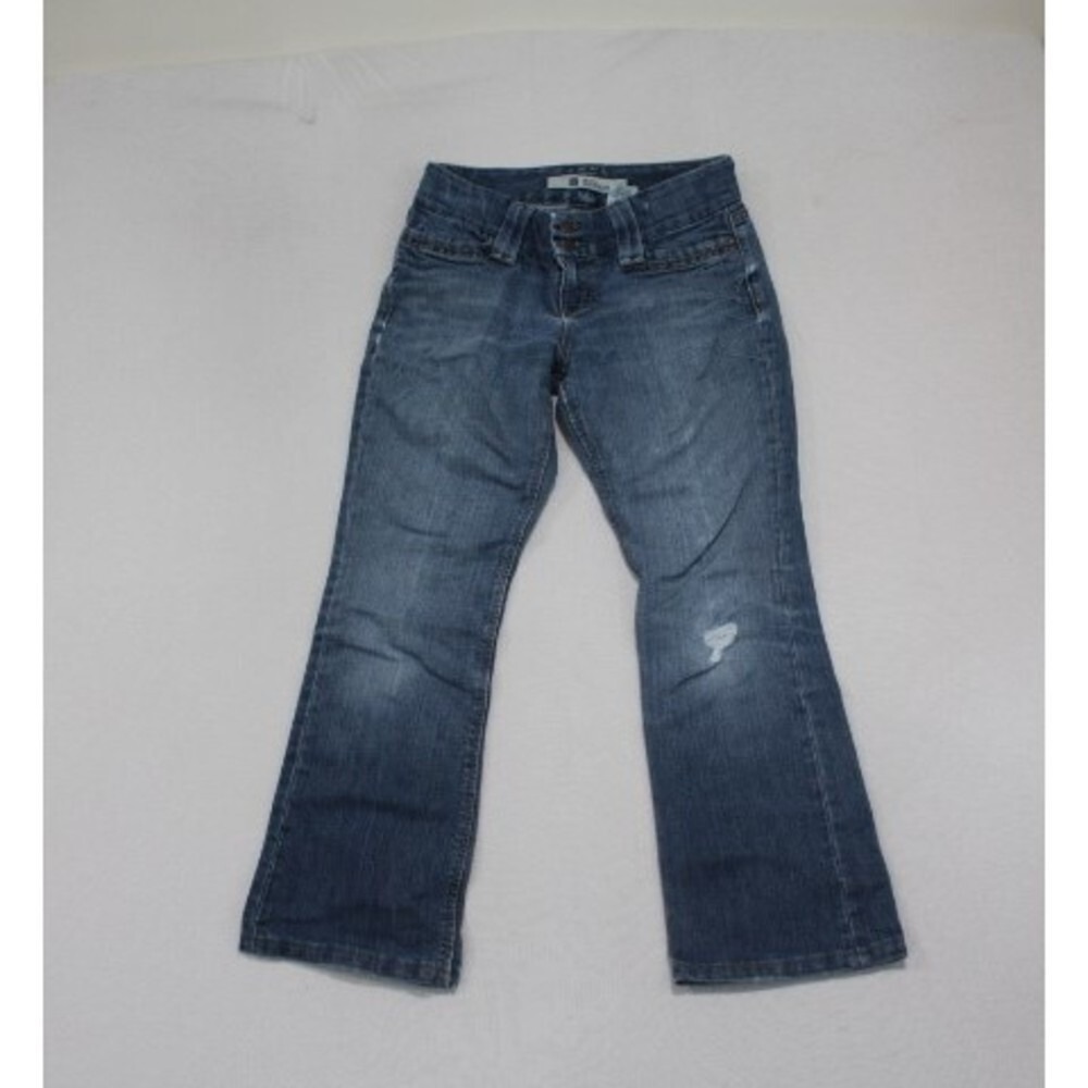 Gap Jeans Bootcut Women Size 2 Blue Excellent 1969 Curvy Ankle Stretch Denim